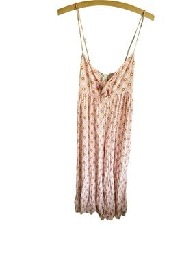 Luca + Grae Pink Boho Midi Dress Size Small
